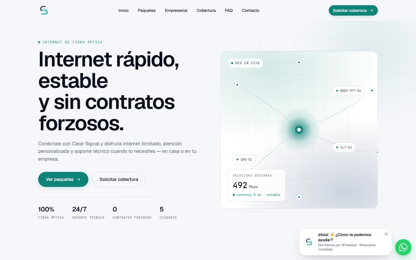 ClearSignal home page